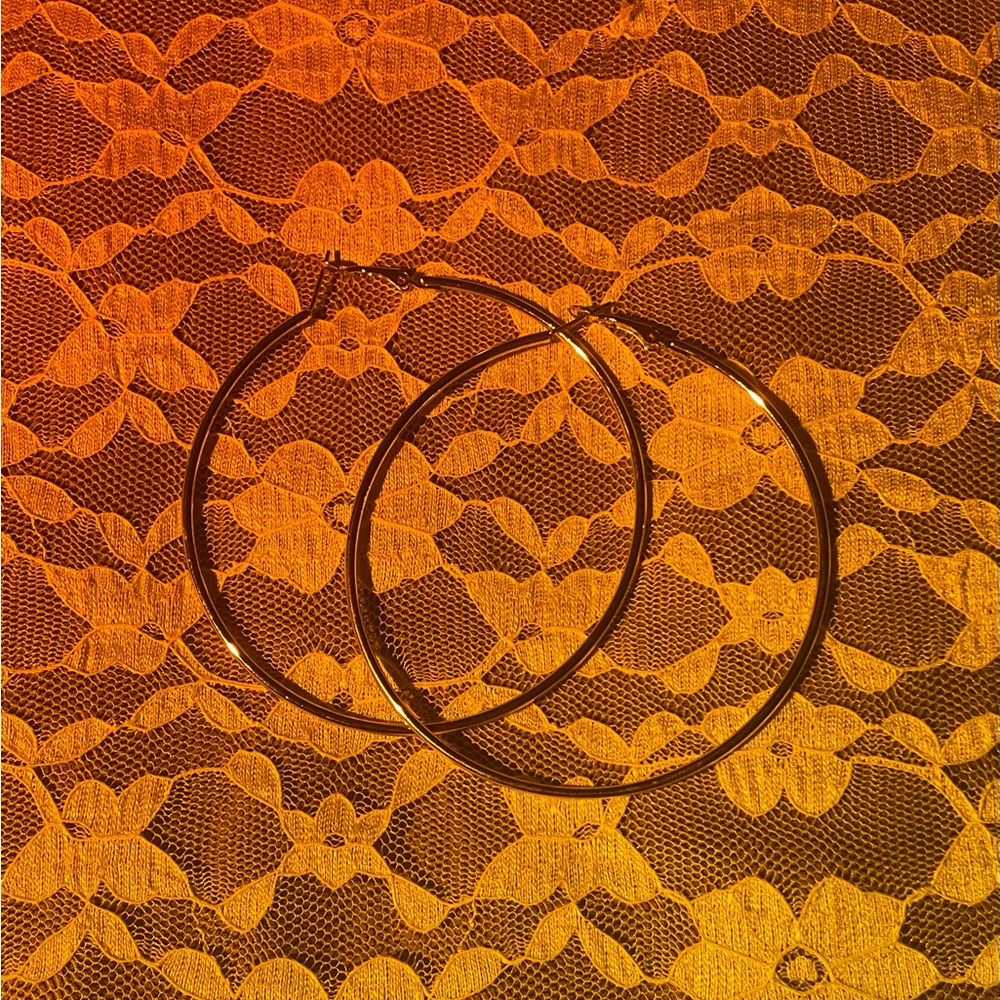 Classic Gold Hoop Earrings - New